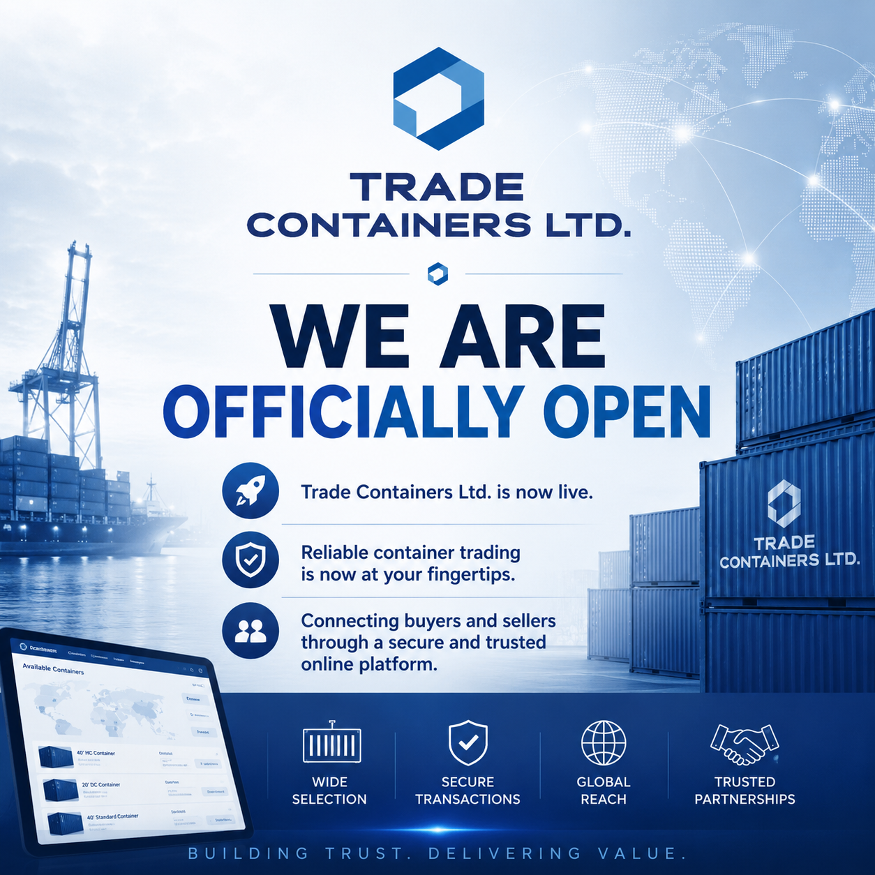 We are officially open!